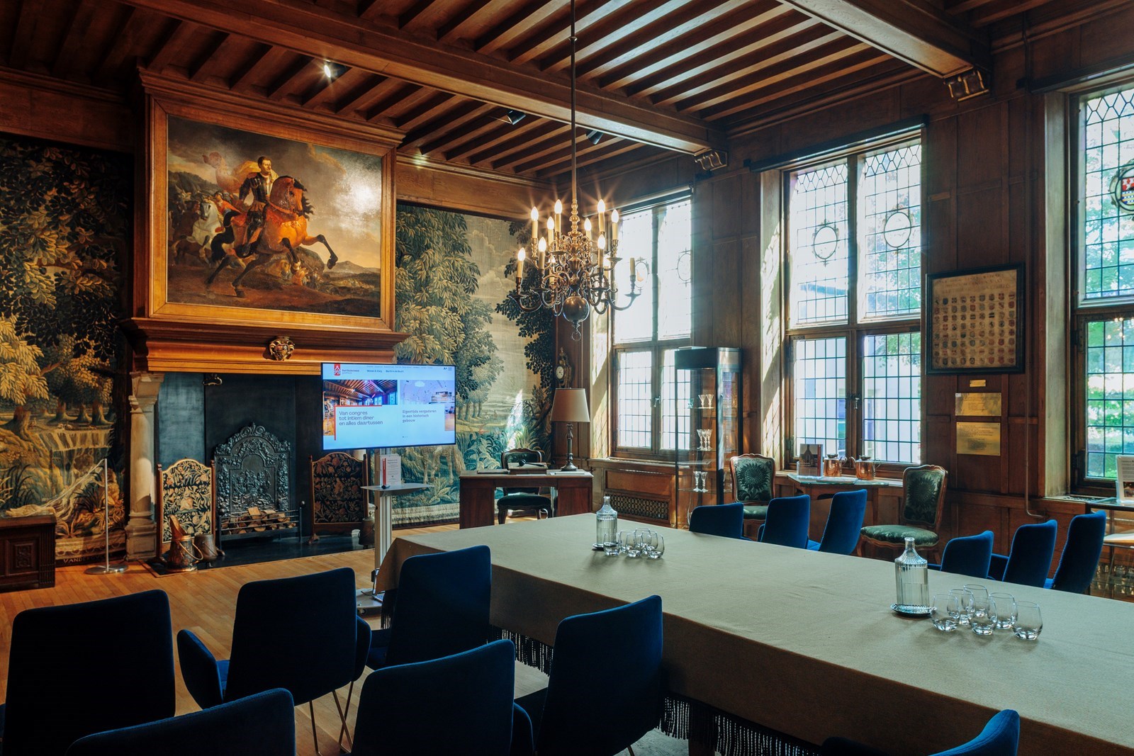 Vergaderen in een monumentaal pand dat teruggaat tot 1367 in de binnenstad van Utrecht