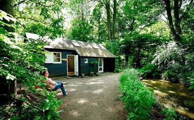 Tuinkamer in een monumentaal park Tuinkamer in een monumentaal park