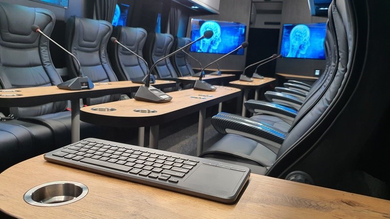 Vergaderen in een rijdende Conference Room