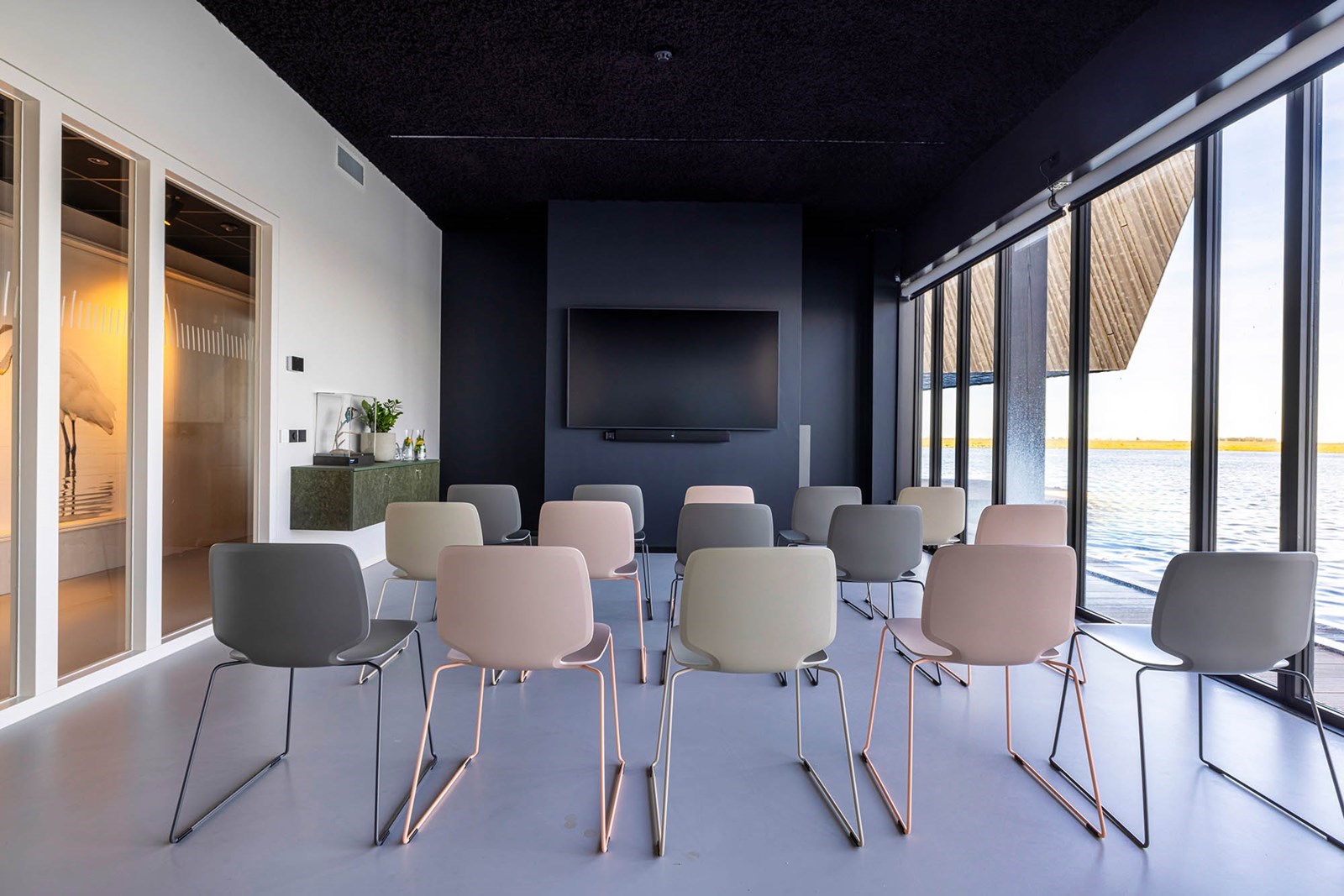 Vergaderlocatie in de Oostvaardersplassen 