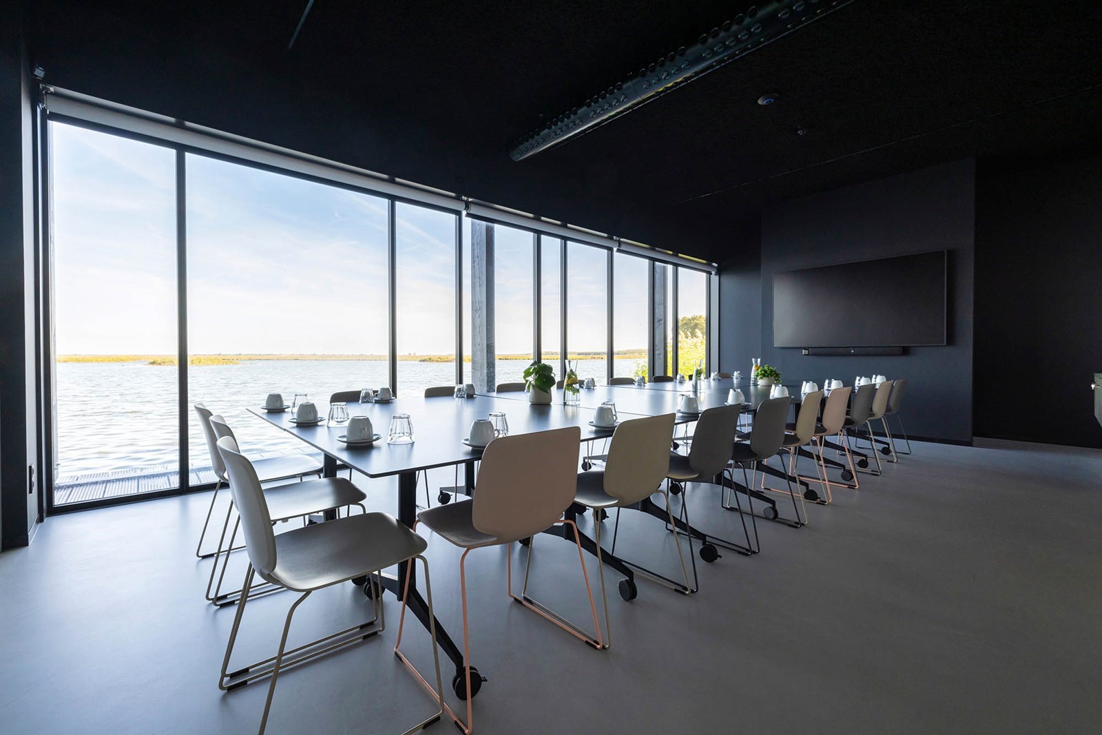 Vergaderlocatie in de Oostvaardersplassen 