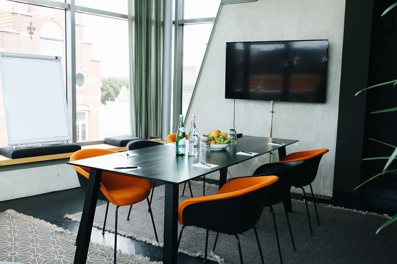 Vergaderen in een Glazen koepel