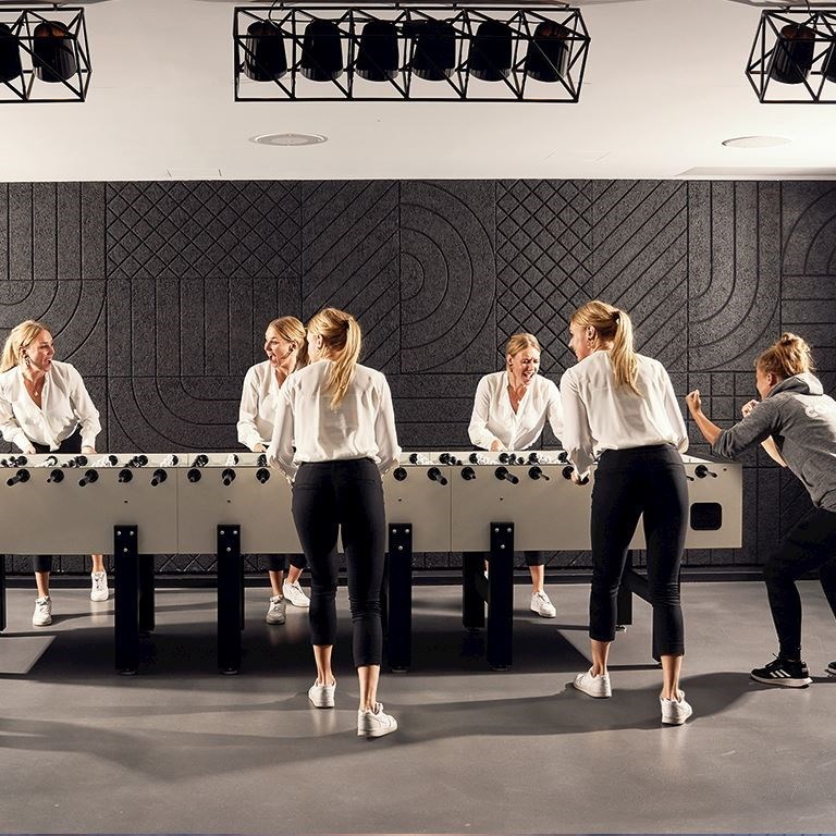 Origineel vergaderen tussen voetbaliconen