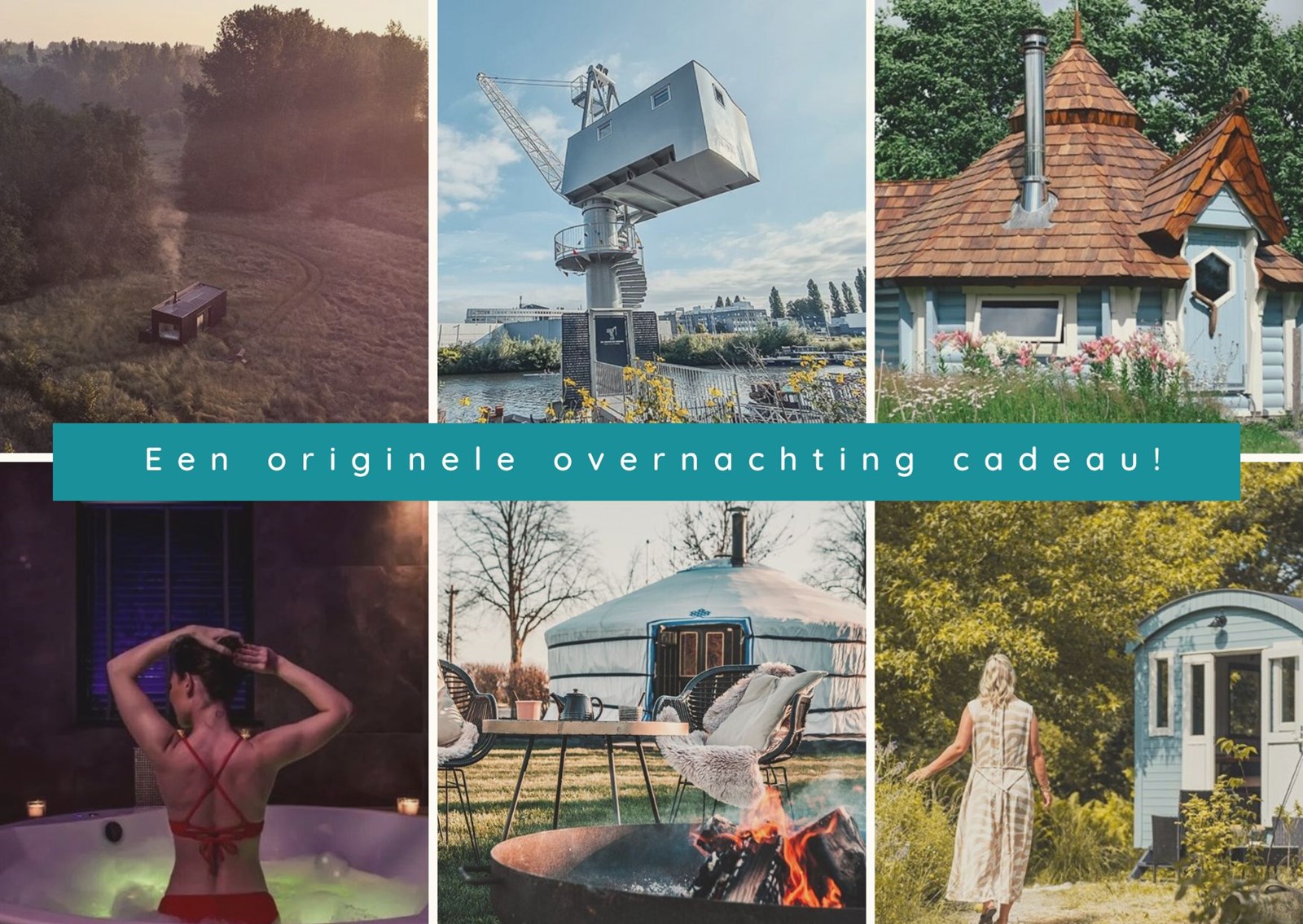 Zoek je een orgineel cadeau? Geef een originele overnachting cadeau